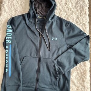 UNDER ARMOUR XLG ZIP UP HOODIE SWEATSHIRT